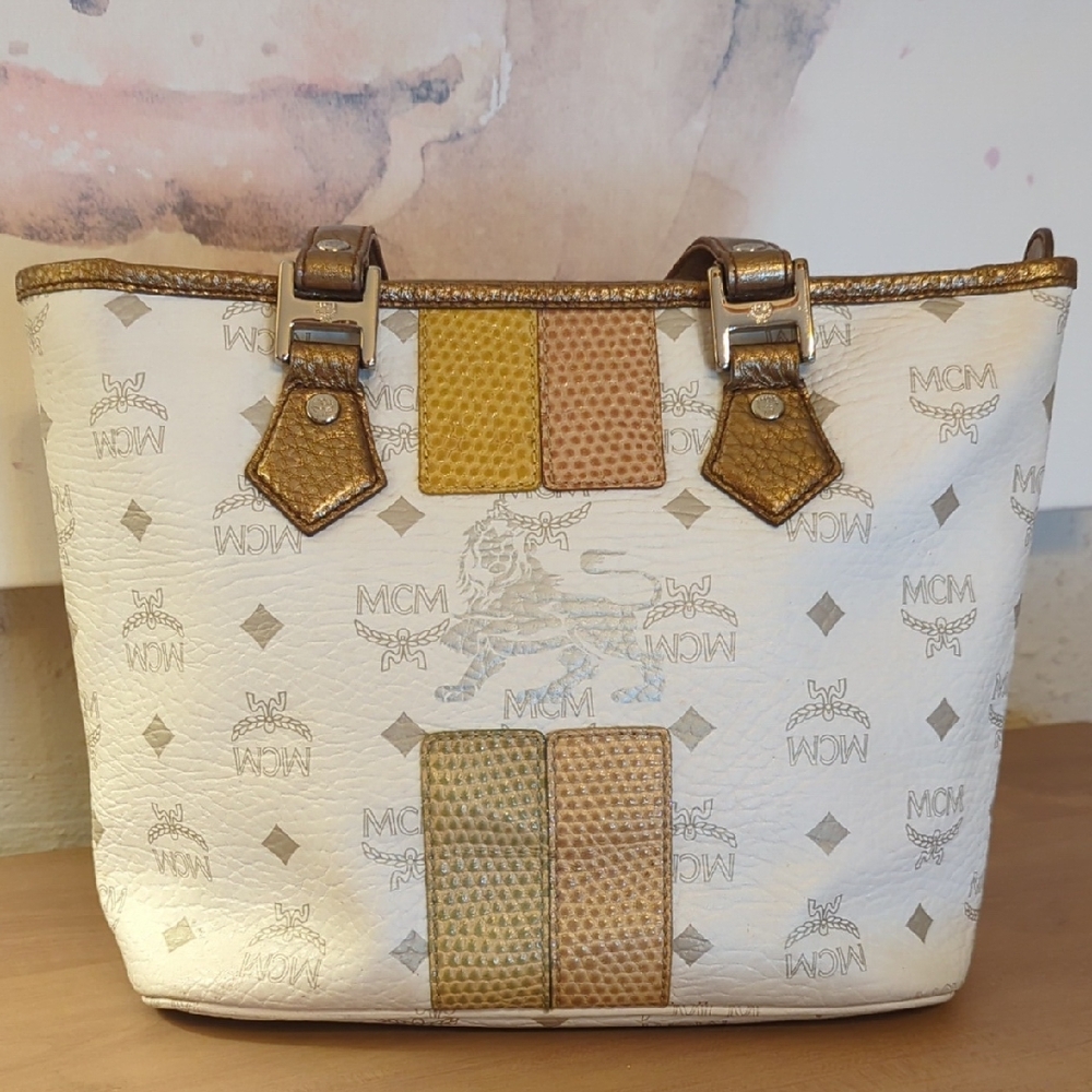 MCM Lioness Monogram Bag